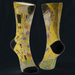 Gustav Klimt - Der Kuss Socken<br><div class="desc">Der Kuss - Gustav Klimt 1907-1908</div>