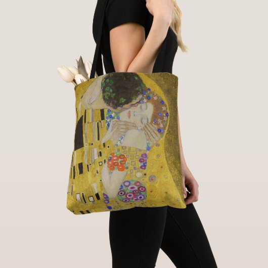 Gustav Klimt - Der Kuss Tasche (Von Nahem)
