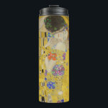 Gustav Klimt - Der Kuss Thermosbecher<br><div class="desc">Der Kuss - Gustav Klimt 1907-1908</div>