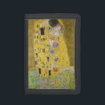 Gustav Klimt - Der Kuss Tri-fold Geldbeutel<br><div class="desc">Der Kuss - Gustav Klimt 1907-1908</div>