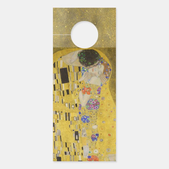Gustav Klimt - Der Kuss Türanhänger (Vorderseite)