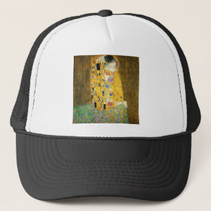Gustav Klimt Der Kuss Vintage Art Nouveau Gemälde Truckerkappe