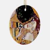 Gustav Klimt - Der Kuss - Vintager Jugendstil Keramikornament (Rechts)