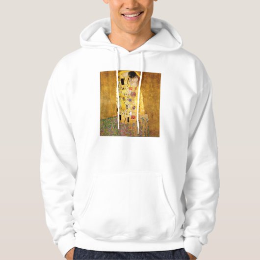 Gustav Klimt der KussHoodie Hoodie (Vorderseite)