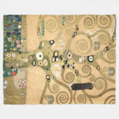 Gustav Klimt - Der Lebensbaum, Stoclet-Fries Fleecedecke (Vorderseite (Horizontal))