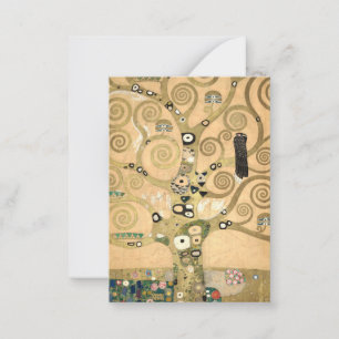 Gustav Klimt - Der Lebensbaum, Stoclet-Fries Mitteilungskarte