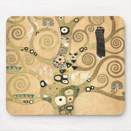 Gustav Klimt - Der Lebensbaum, Stoclet-Fries Mousepad (Vorne)