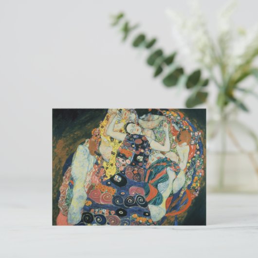 Gustav Klimt : "Der Maiden" Postkarte (Stehend Vorderseite)