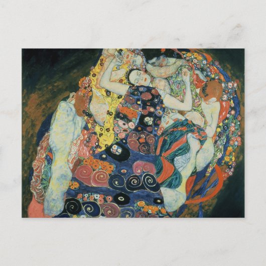 Gustav Klimt : "Der Maiden" Postkarte (Vorderseite)