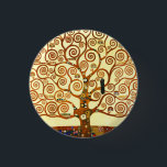 Gustav Klimt Der Mensch und die Weintrauben Button<br><div class="desc">Gustav Klimt Der Baum des Lebens Kunst-Taste</div>