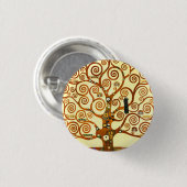 Gustav Klimt Der Mensch und die Weintrauben Button (Vorne & Hinten)