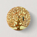 Gustav Klimt Der Mensch und die Weintrauben Button<br><div class="desc">Gustav Klimt Der Baum des Lebens Kunst-Taste</div>