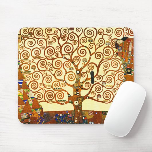 Gustav Klimt Der Mensch und die Weintrauben Mousepad (Mit Mouse)