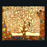 Gustav Klimt Der Mensch und die Weintrauben Poster<br><div class="desc">Gustav Klimt Der Baum des Lebens Kunstgedicht</div>