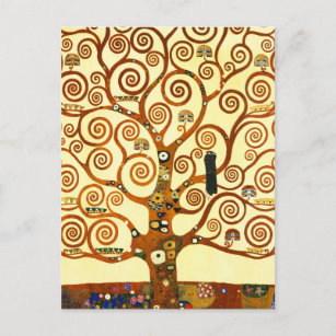 Gustav Klimt Der Mensch und die Weintrauben Postkarte