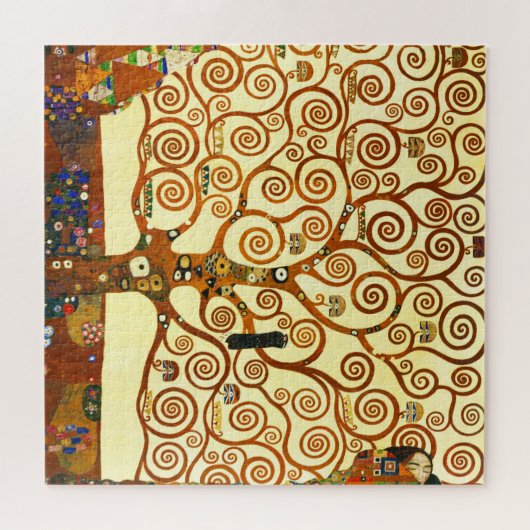 Gustav Klimt Der Mensch und die Weintrauben Puzzle (Horizontal)