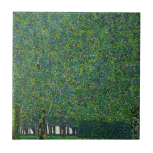 Gustav Klimt - Der Park Fliese
