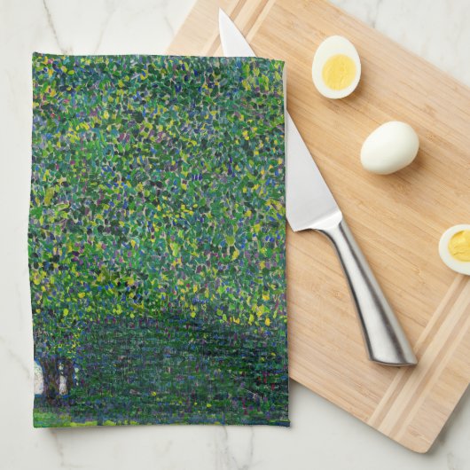 Gustav Klimt - Der Park Geschirrtuch (Viertel Falte)