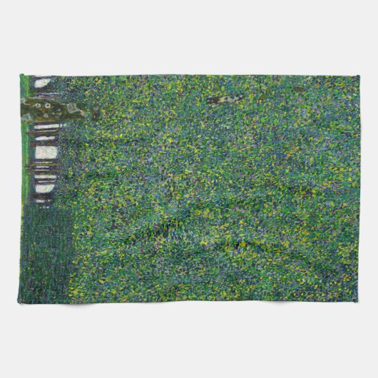 Gustav Klimt - Der Park Geschirrtuch (Horizontal)
