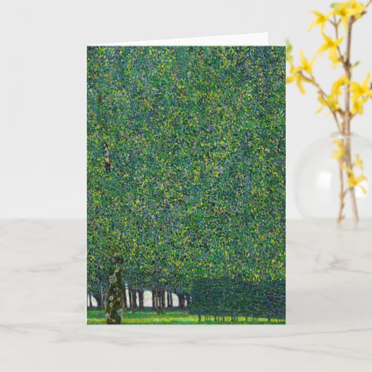 Gustav Klimt - Der Park Karte (Gelbe Blume)