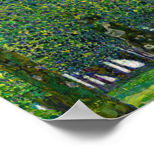 Gustav Klimt - Der Park Poster (Ecke)