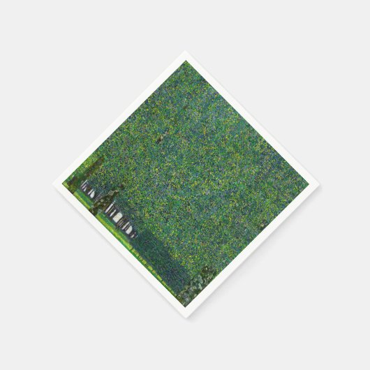 Gustav Klimt - Der Park Serviette (Ecke)