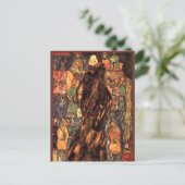 Gustav Klimt - der Polecat Fur Postkarte (Stehend Vorderseite)