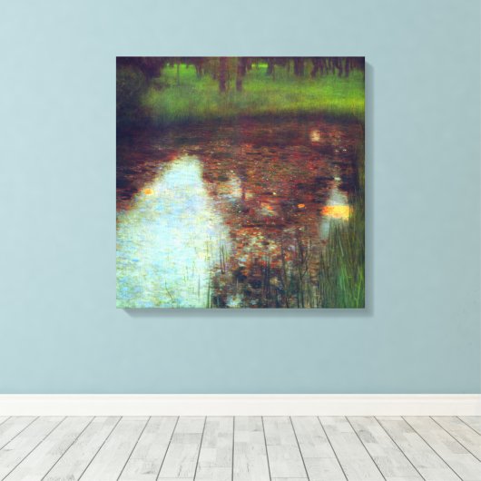 Gustav Klimt - Der Sumpf Leinwanddruck (Insitu (Holzboden))