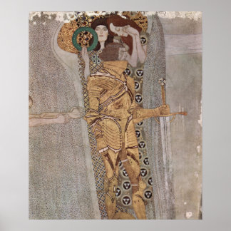 Gustav Klimt - Die Beethoven-Frieze Poster