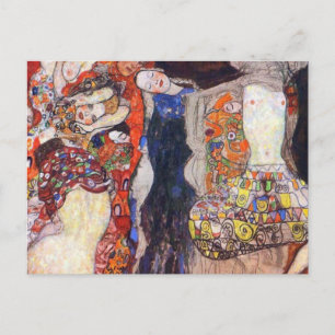 Gustav Klimt - Die Braut Postkarte