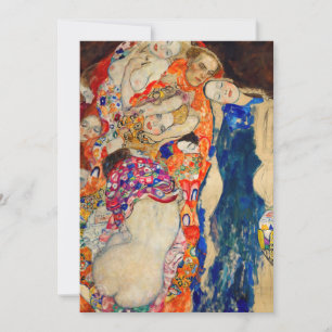 Gustav Klimt - Die Braut (unvollendet) Einladung
