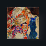 Gustav Klimt - Die Brücke (unvollendet) Button<br><div class="desc">The Bride (unvollendet) - Gustav Klimt,  Oil on Leinwand,  1917-1918</div>