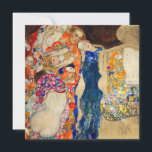 Gustav Klimt - Die Brücke (unvollendet) Dankeskarte<br><div class="desc">The Bride (unvollendet) - Gustav Klimt,  Oil on Leinwand,  1917-1918</div>