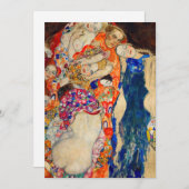 Gustav Klimt - Die Brücke (unvollendet) Einladung (Vorne/Hinten)