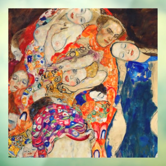 Gustav Klimt - Die Brücke (unvollendet) Fensteraufkleber (Blatt 3)