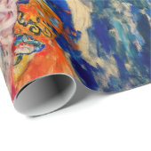 Gustav Klimt - Die Brücke (unvollendet) Geschenkpapier (Rolleneckpunkt)