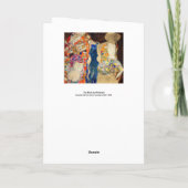 Gustav Klimt - Die Brücke (unvollendet) Karte (Rückseite)