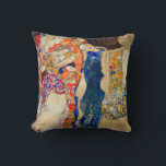 Gustav Klimt - Die Brücke (unvollendet) Kissen<br><div class="desc">The Bride (unvollendet) - Gustav Klimt,  Oil on Leinwand,  1917-1918</div>