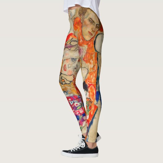 Gustav Klimt - Die Brücke (unvollendet) Leggings (Links)
