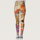 Gustav Klimt - Die Brücke (unvollendet) Leggings (Vorderseite)