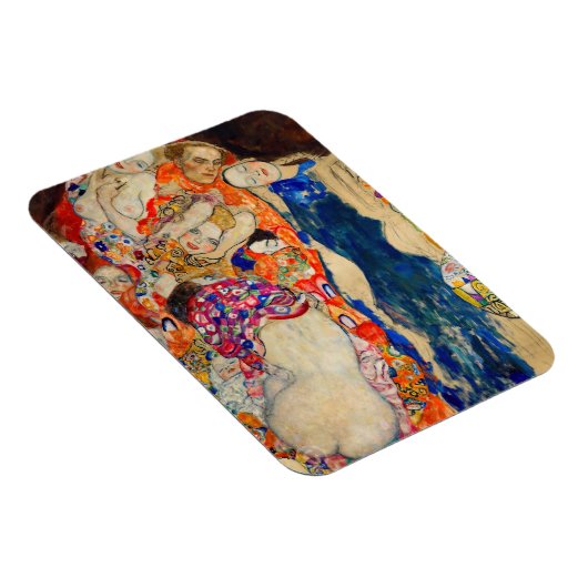 Gustav Klimt - Die Brücke (unvollendet) Magnet (Rechte Seite)