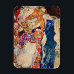 Gustav Klimt - Die Brücke (unvollendet) Magnet<br><div class="desc">The Bride (unvollendet) - Gustav Klimt,  Oil on Leinwand,  1917-1918</div>