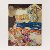 Gustav Klimt - Die Brücke (unvollendet) Puzzle (Vertikal)