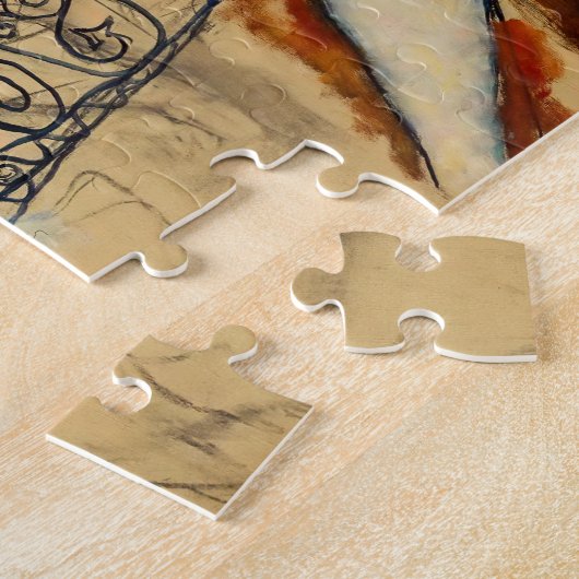 Gustav Klimt - Die Brücke (unvollendet) Puzzle (Seite)