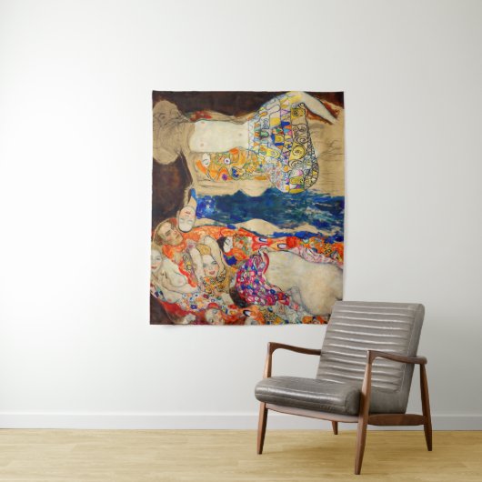 Gustav Klimt - Die Brücke (unvollendet) Wandteppich (Beispiel)