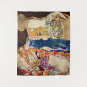 Gustav Klimt - Die Brücke (unvollendet) Wandteppich (Vorderseite)