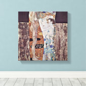 Gustav Klimt - Die drei Altersgruppen der Frau Leinwanddruck (Insitu (Holzboden))