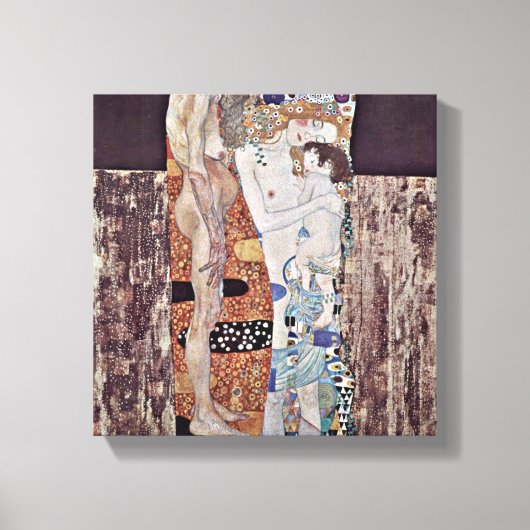 Gustav Klimt - Die drei Altersgruppen der Frau Leinwanddruck (Vorderseite)