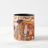 Gustav Klimt - Die Embrace - Kunstmalerei Tasse (Zentrum)