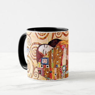 Gustav Klimt - Die Embrace - Kunstmalerei Tasse